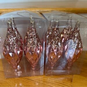 Blush Ornaments Set - NWT